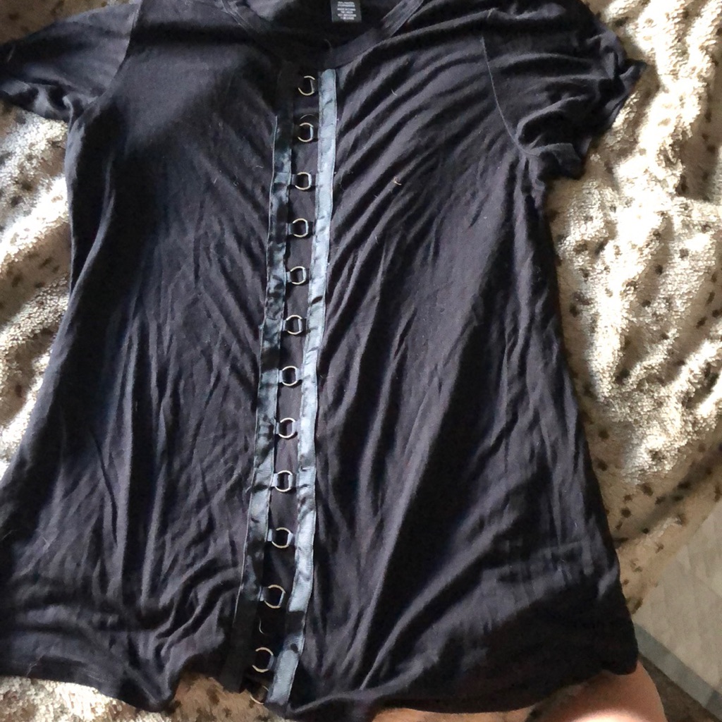 Black Sexy Basic Tee